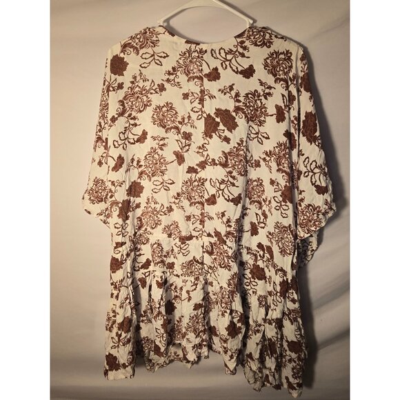 Torrid Beautiful Wrap Cardigan Kimono Top Blouse Shirt Size 2 2X Short Sleeve - Picture 3 of 3